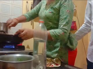 Indiýaly gyzykly aýaly got fucked while cooking in naharhana | xhamster