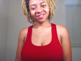 Ebony Flashing Big Boobs on Cam, Free HD Porn 36