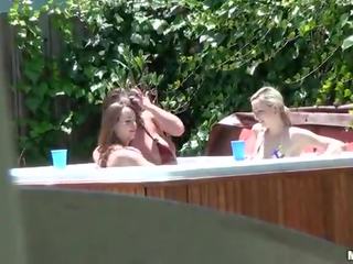 Chloe Reese Carter, Jenna Rose and Rylie Richman POV group dirty clip