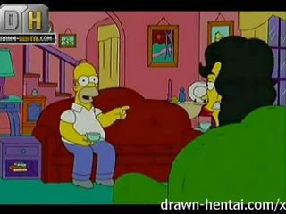 Simpsons 섹스 영화 - 삼인조