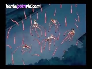 Tentacle gangbang